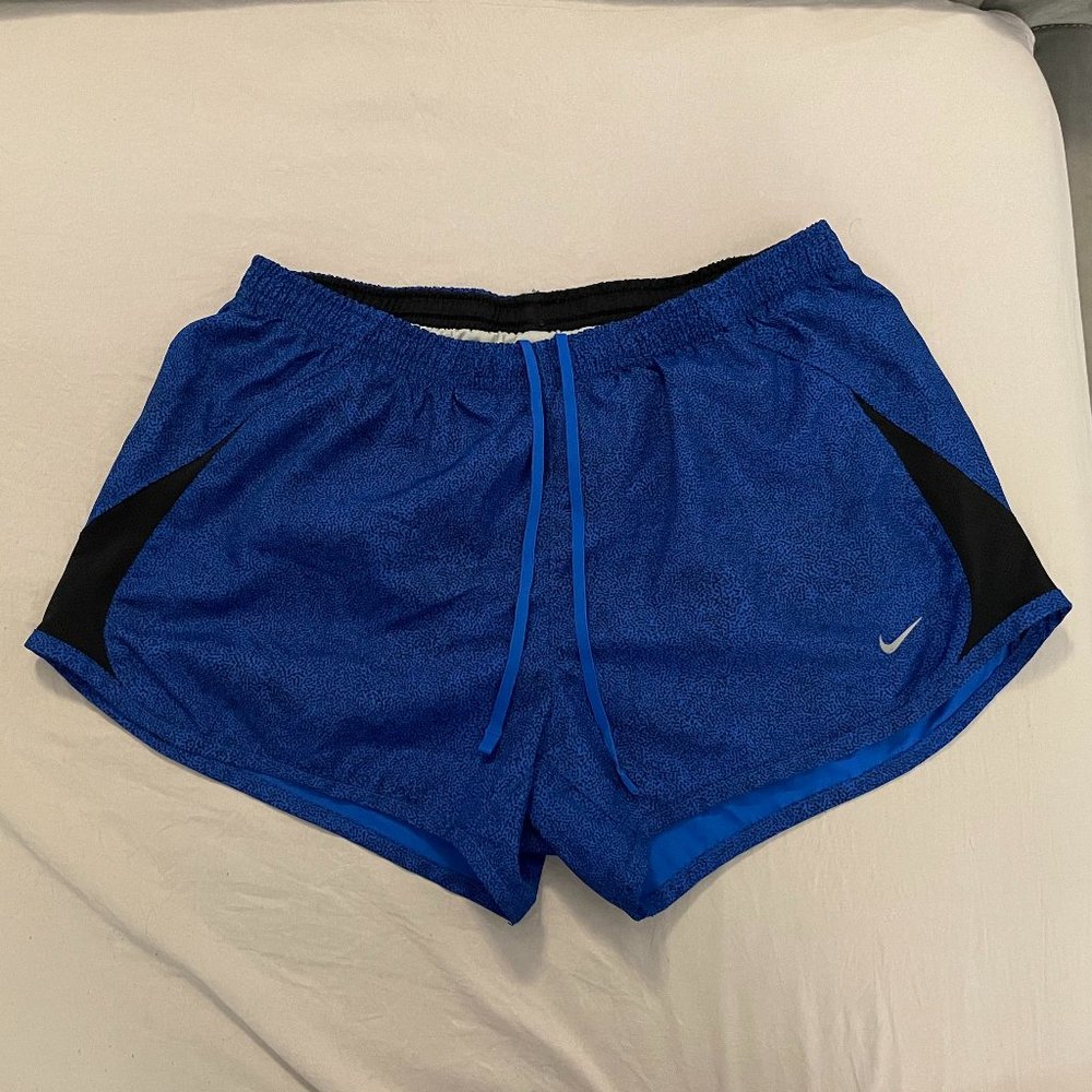 Nike Lined Running Shorts Blue M